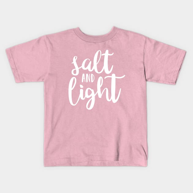 Salt and Light Kids T-Shirt by TheMoodyDecor